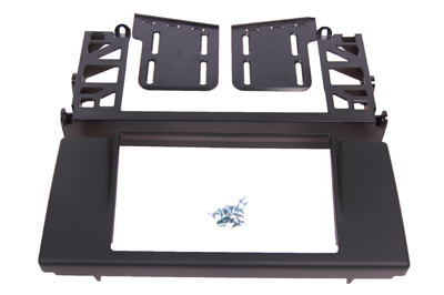 RTA 002.345-0 Double DIN mounting frame, black ABS version