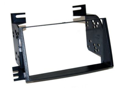 RTA 002.444-0 Double DIN mounting frame Black ABS frame