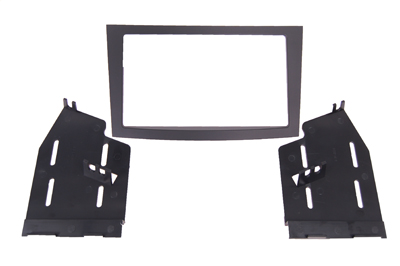 RTA 002.453-0 Double DIN mounting frame Black ABS, radio position is oblique