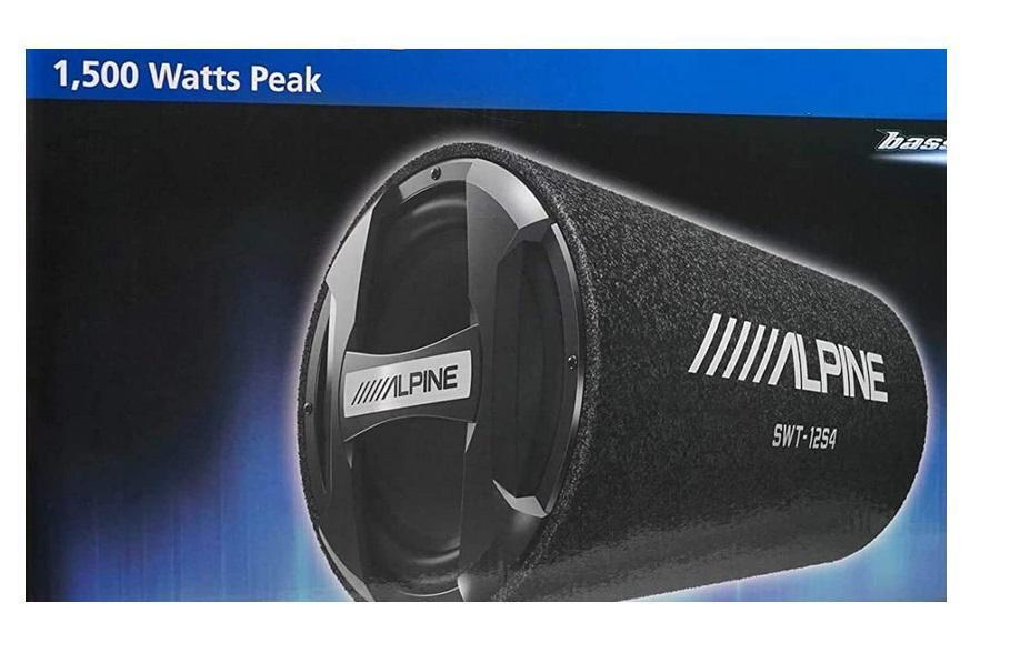 Alpine SWT-12S4 30 cm (12-Zoll) Bass Reflex Subwoofer Rolle (4 Ohm) 1000 Watt