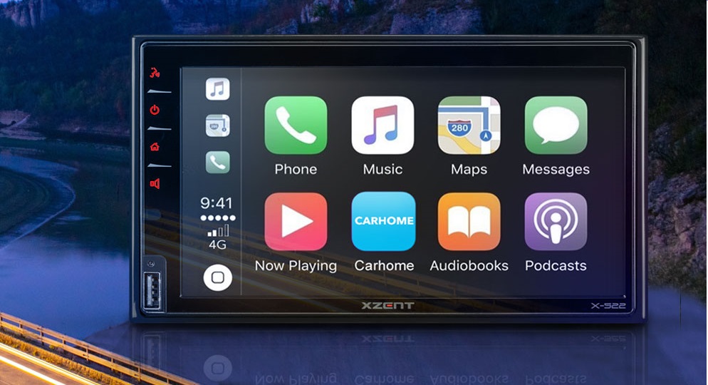XZENT X-522 2-Din Autoradio DAB+ Infotainer mit CarPlay/GAA Autoradio TFT