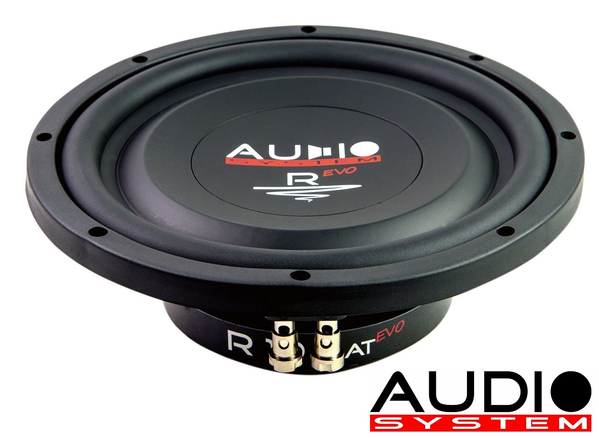 Audio System R 10 FLAT EVO 25cm / 10" FLAT flacher Subwoofer 300 Watt RMS Radion SERIES EVO Woofer