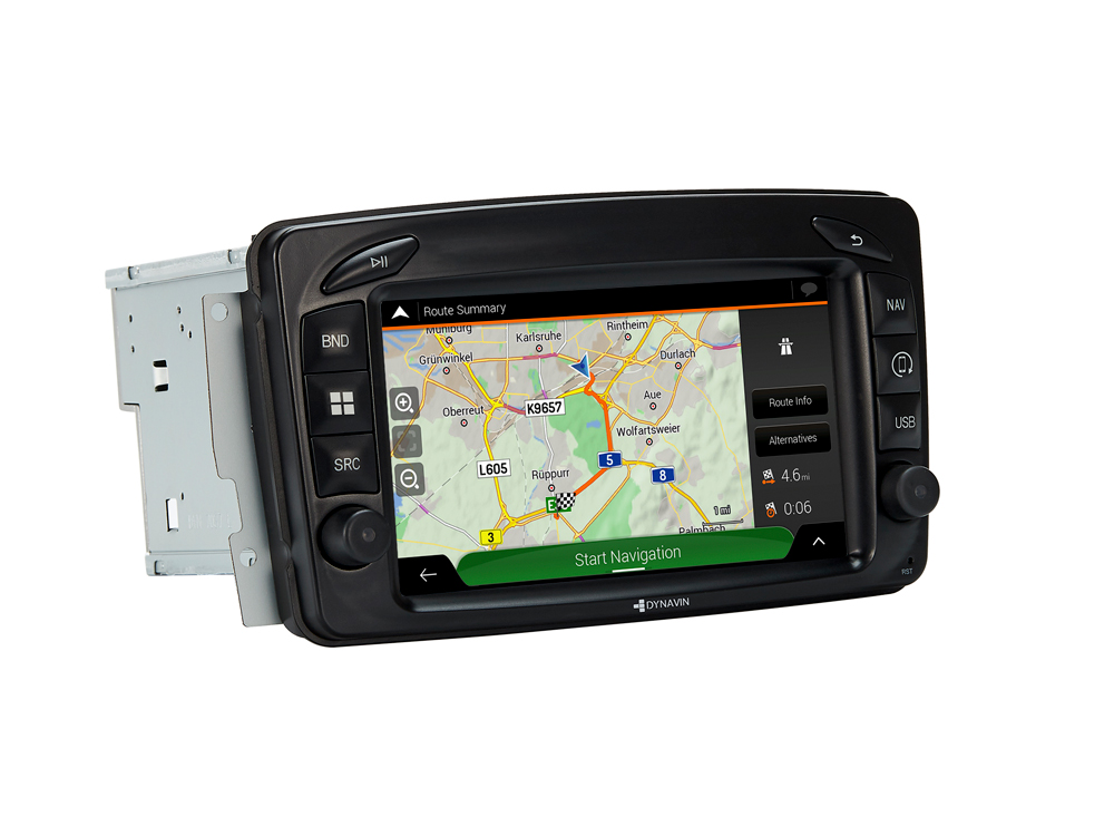 Dynavin D8-MC2000 Pro Navigation Autoradio kompatibel mit Mercedes Vito W639, Viano W639, C-Klasse W203, CLK W209, G-Klasse