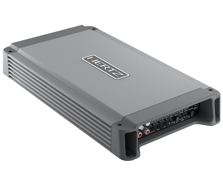 Hertz HCP 5MD 24V MARINE 5 CH AMPLIFIER 4x105W+1x330W 5 Kanal Verstärker 24 Volt Verstärker für Boote Marine Outdoor 