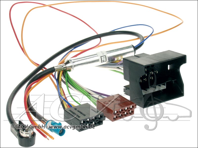 ACV 1230-45 Opel ISO Adaptateur dantenne avec alimentation fantôme 