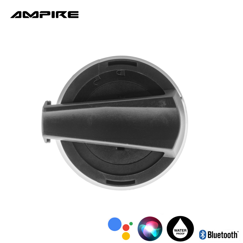 Ampire PRC-2 Bluetooth Marine spritzwassergeschützte Fernbedienung, SIRI, Batterie, spritzwassergeschützt für Fahrzeuge, Boote, E-Bikes und Fahrräder kompatibel mit Apple iPhone und Android Smartphones