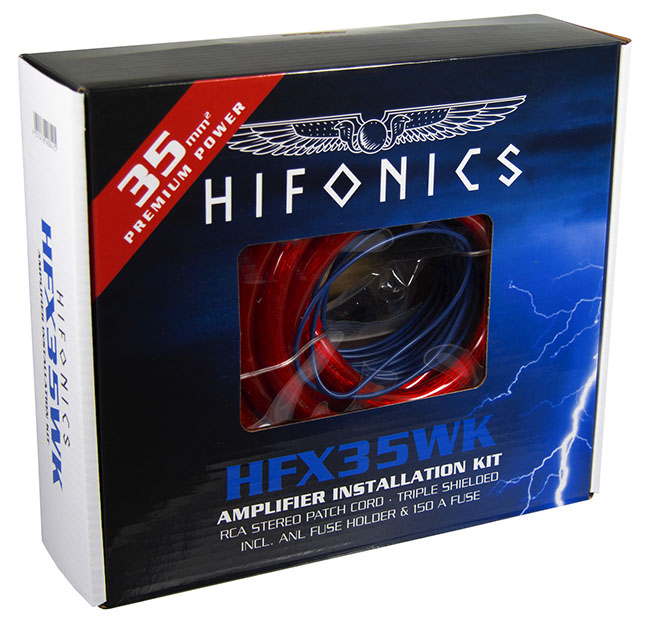 HIFONICS HFX35WK Verstärker Anschluss Set 35mm² Installation Kabel Set 