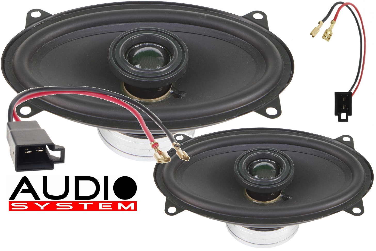Audio System XCFIT VW GOLF 1 EVO Lautsprecher X-SERIES 4x6 Neodym Spezial Coaxial System Golf 1 Paar