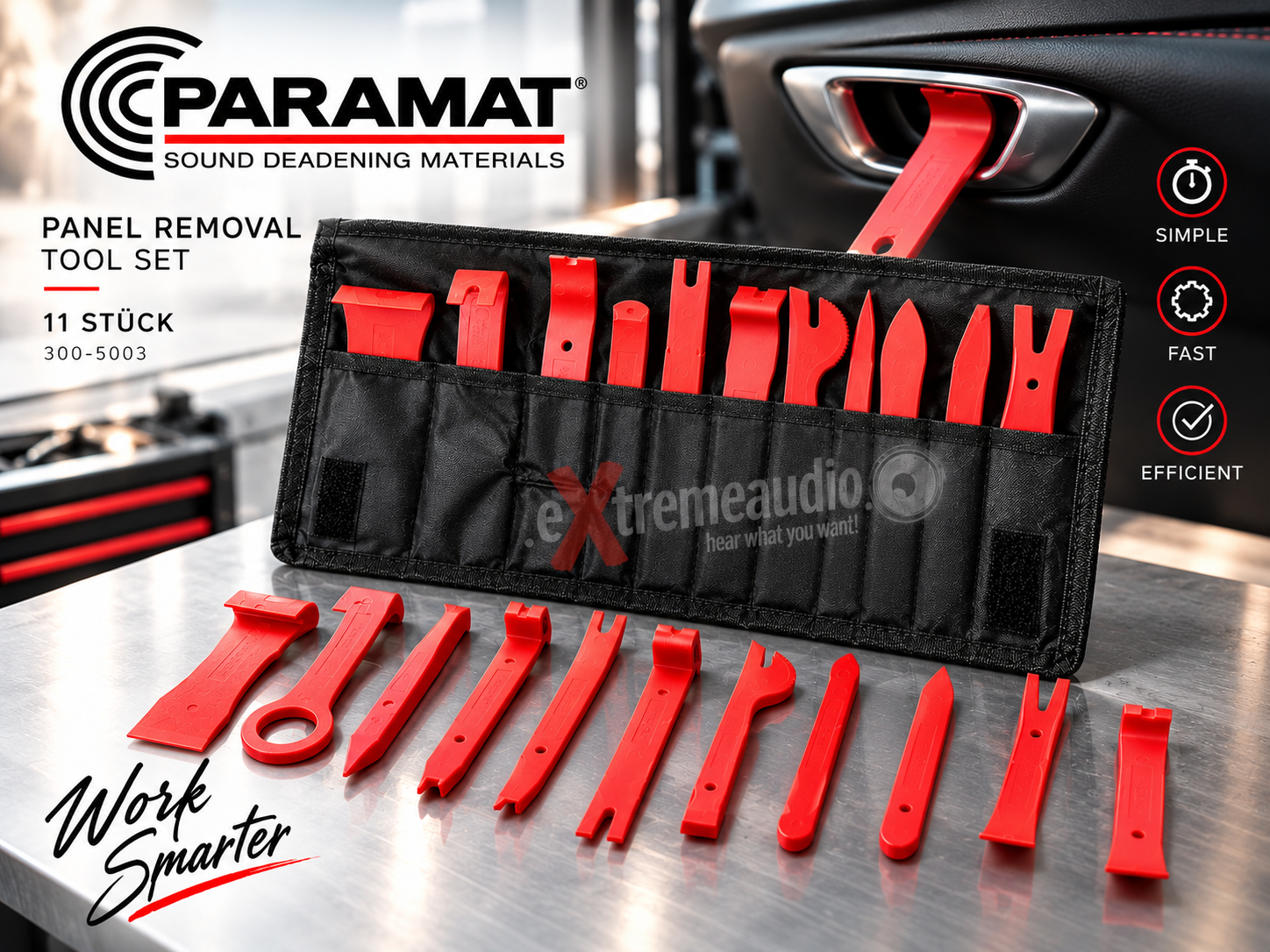 Paramat Panel Removal Tool Hebelwerkzeug Set 11 Stück - 300-5003