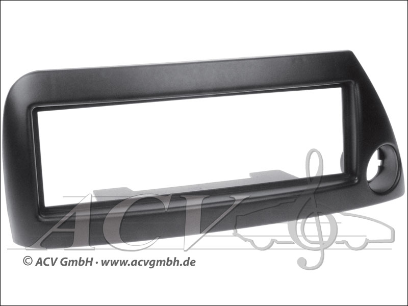 Ford Ka radio bezel Rubber Touch Black 