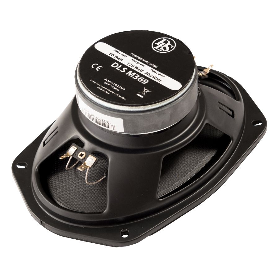 DLS M369 oval 6x9 3-Wege Koax Lautsprecher Set 250 Watt - 1 Paar   