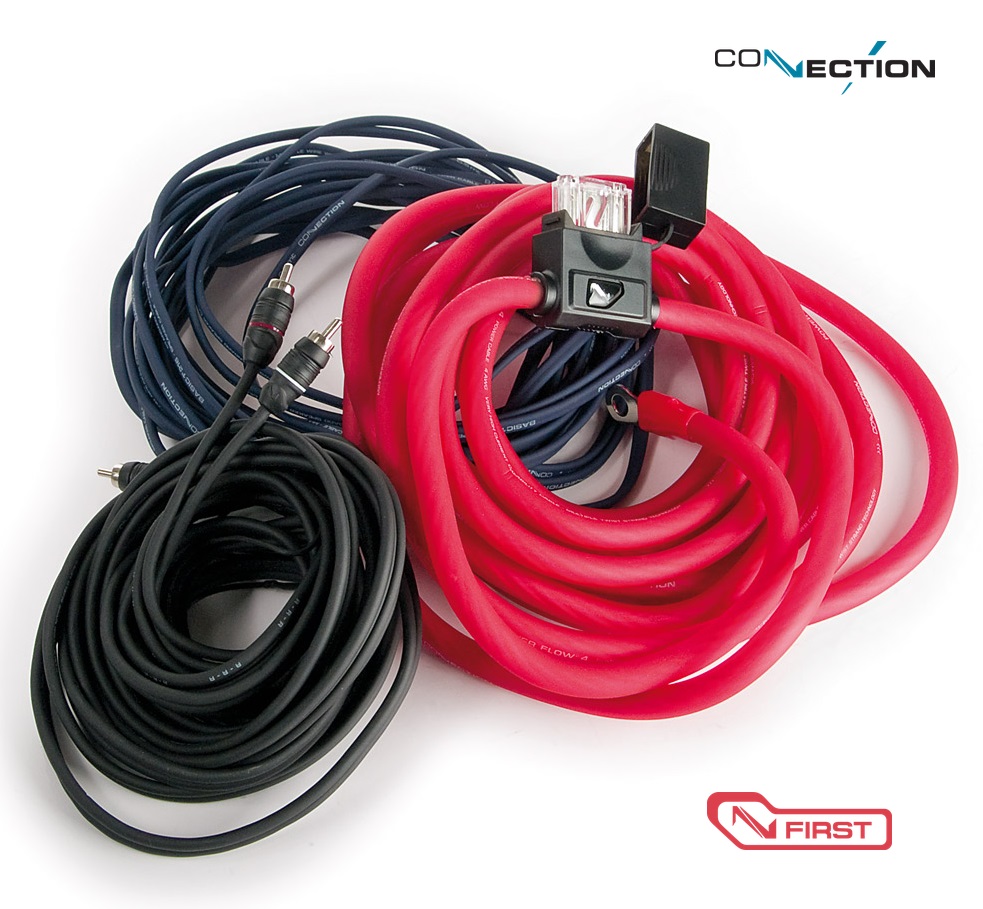 Connection Audison FPK 350.1 POWER KIT Kabelset Verstärker Anschluß Set 8 mm² 