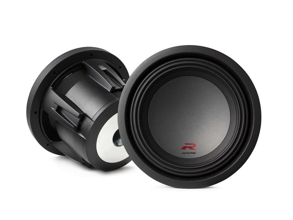 Alpine R-W10D2 25 cm (10-Zoll) Type-R Subwoofer (2Ω + 2Ω) 2250 Watt