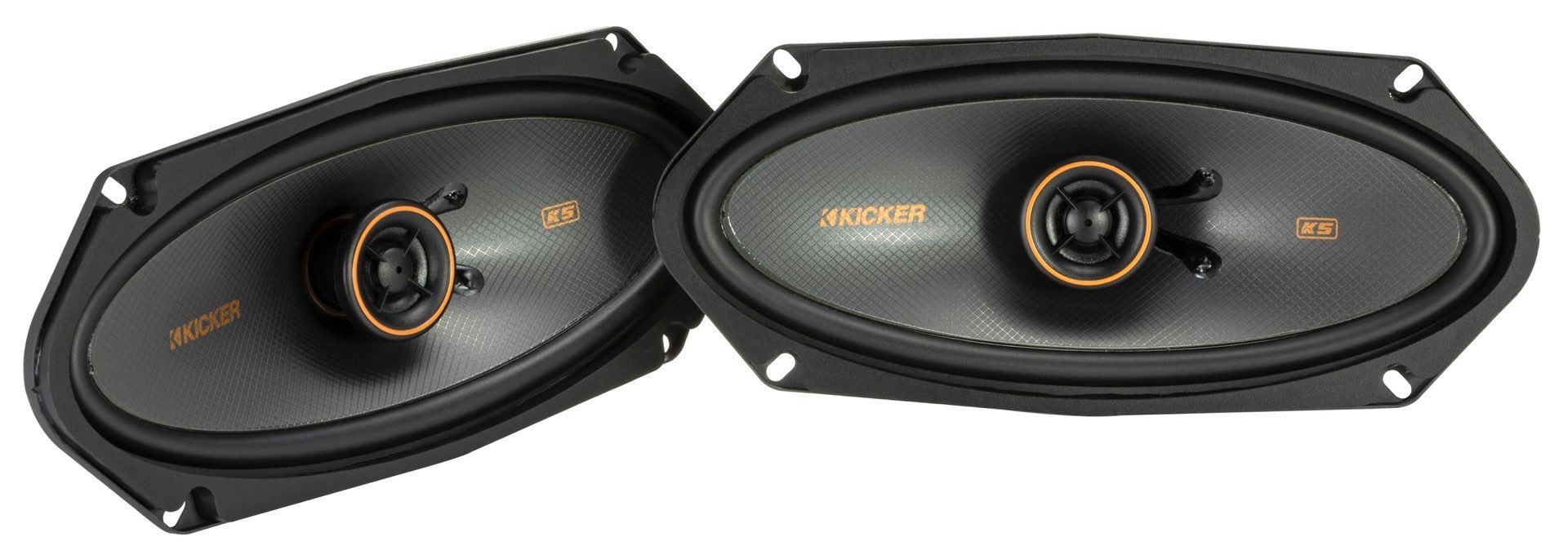 KICKER KSC41004 2 Wege Koax Lautsprecher 10 x 25 cm, 4x10 KSC41004-47 1 Paar KSC4100