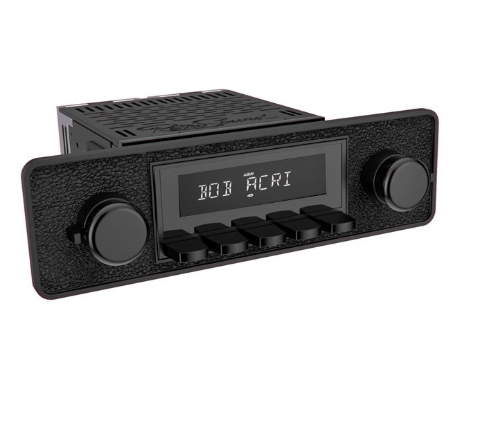 RETROSOUND RSD-BLACK-2DAB "MOTOR-2DAB" DAB+ Komplett-Set "Black" mit Zubehör Autoradio für Oldtimer und US-Cars Oldsmobil