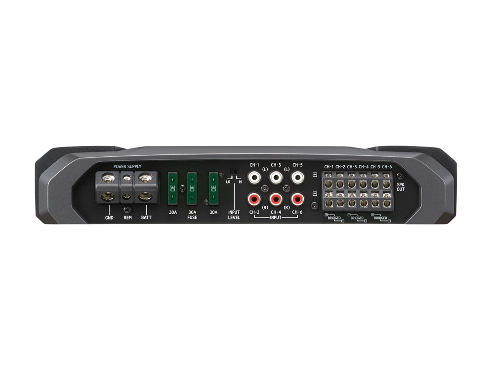 Alpine R-A90S Digitaler 6 Kanal Verstärker 4 x 75 WRMS + 2 x 150 WRMS