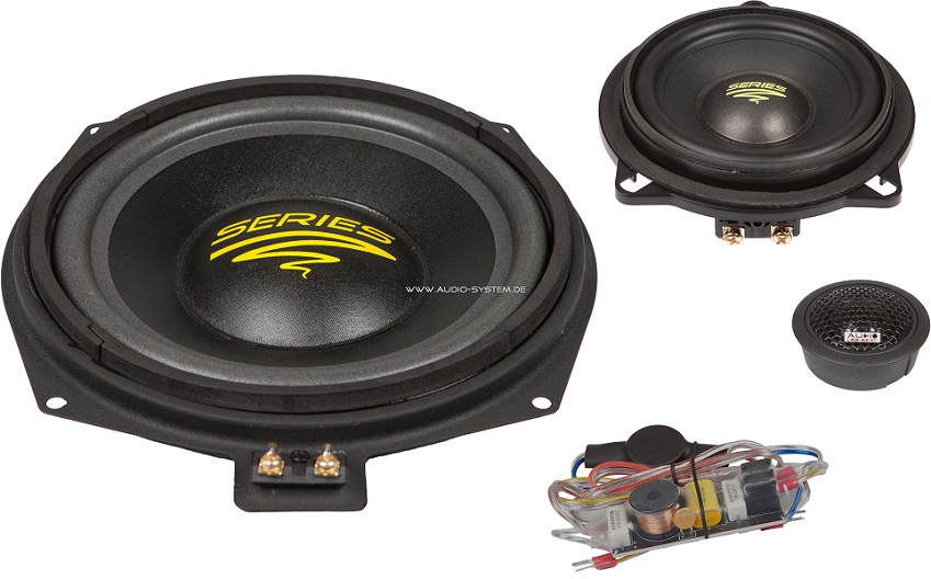 Audio System X 200 BMW X Series 3-way active front-part system for BMW E60, 61,81,82,87,88,90,91,92