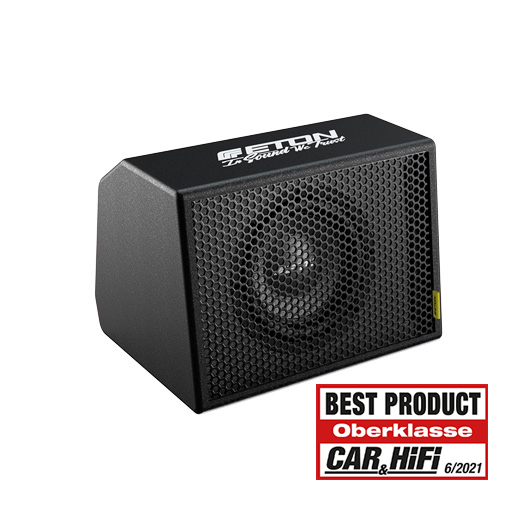 ETON PW8-400BR PW Subwoofer 20 cm in BR-Gehäuse 8 Zoll Woofer, Bass Box fürs Auto 400 Watt