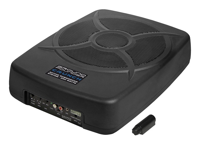 Crunch GP810 Aktivsubwoofer 25 cm Aktiv-Subwoofer-System 250 Watt Crunch GP 810 