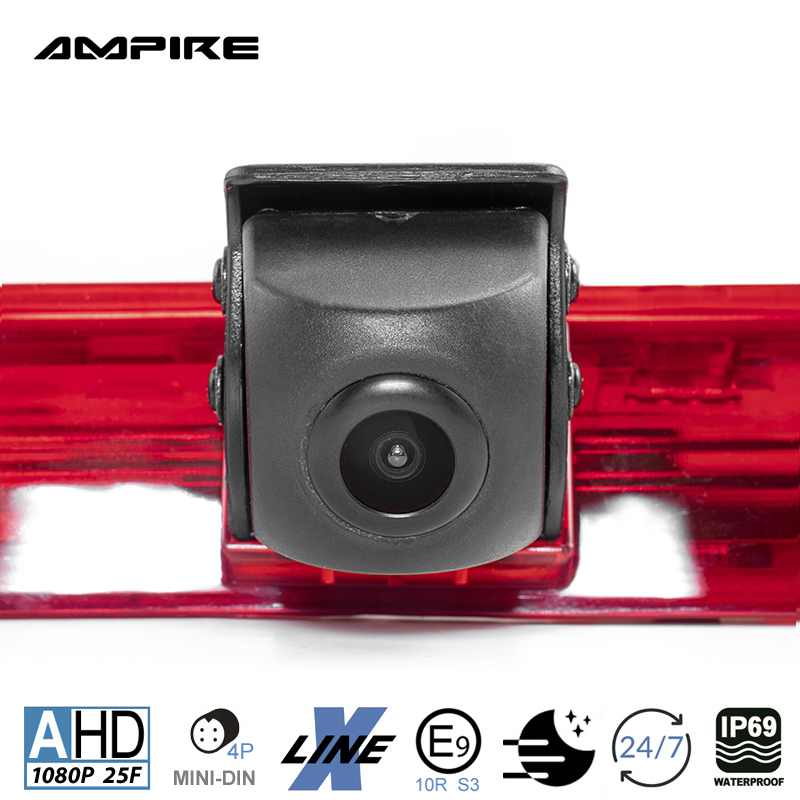 Ampire KVA-EXPERT Kamera (AHD), Einparkkamera Rückfahrkamera kompatibel mit Peugeot Expert, Citroen Jumpy, Toyota ProAce, Opel Vivaro