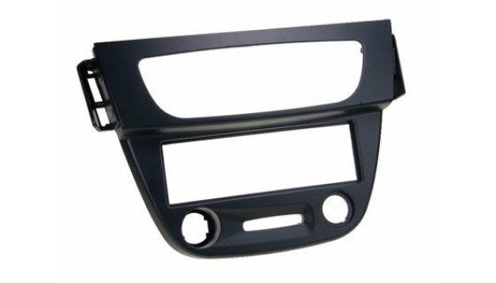 RTA 000.258S1-0 1-DIN mounting frame , black , Renault Fluence / Megane III 09 >