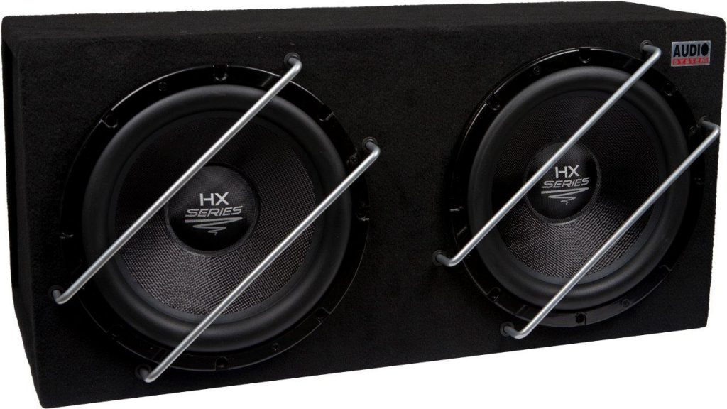 Audio System HX 12 SQ G-2 enclosed housing with 2x HX12 
