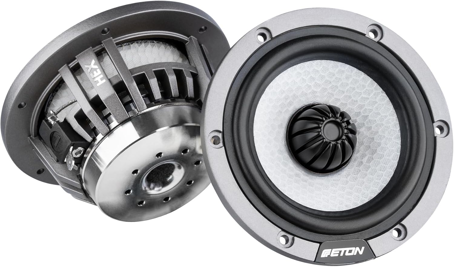  ETON HEX80 High End Tief Mitteltöner 3 Zoll 80mm Hexacone - 1 Paar 