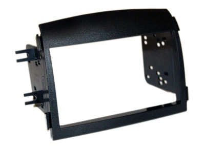 RTA 002.443-0 Double DIN mounting frame Black ABS frame