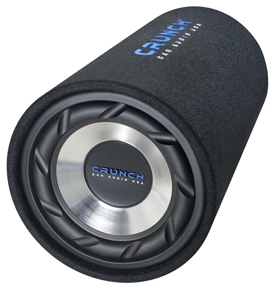 Crunch GTS250 25 cm (10") Single-Bassreflex-Tube Subwoofer 500 Watt Power