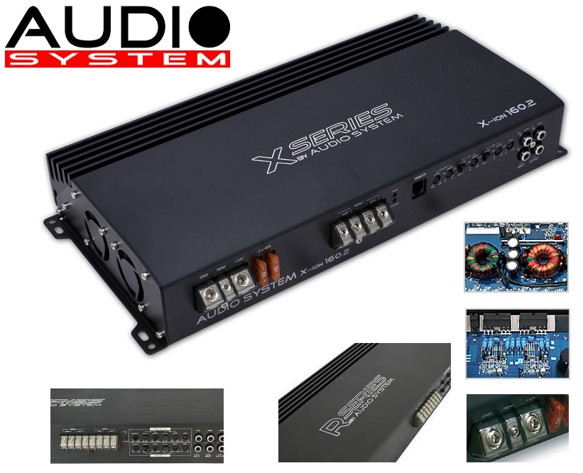Audio System X-ION 160.2 2-Kanal Verstärker XION 160.2