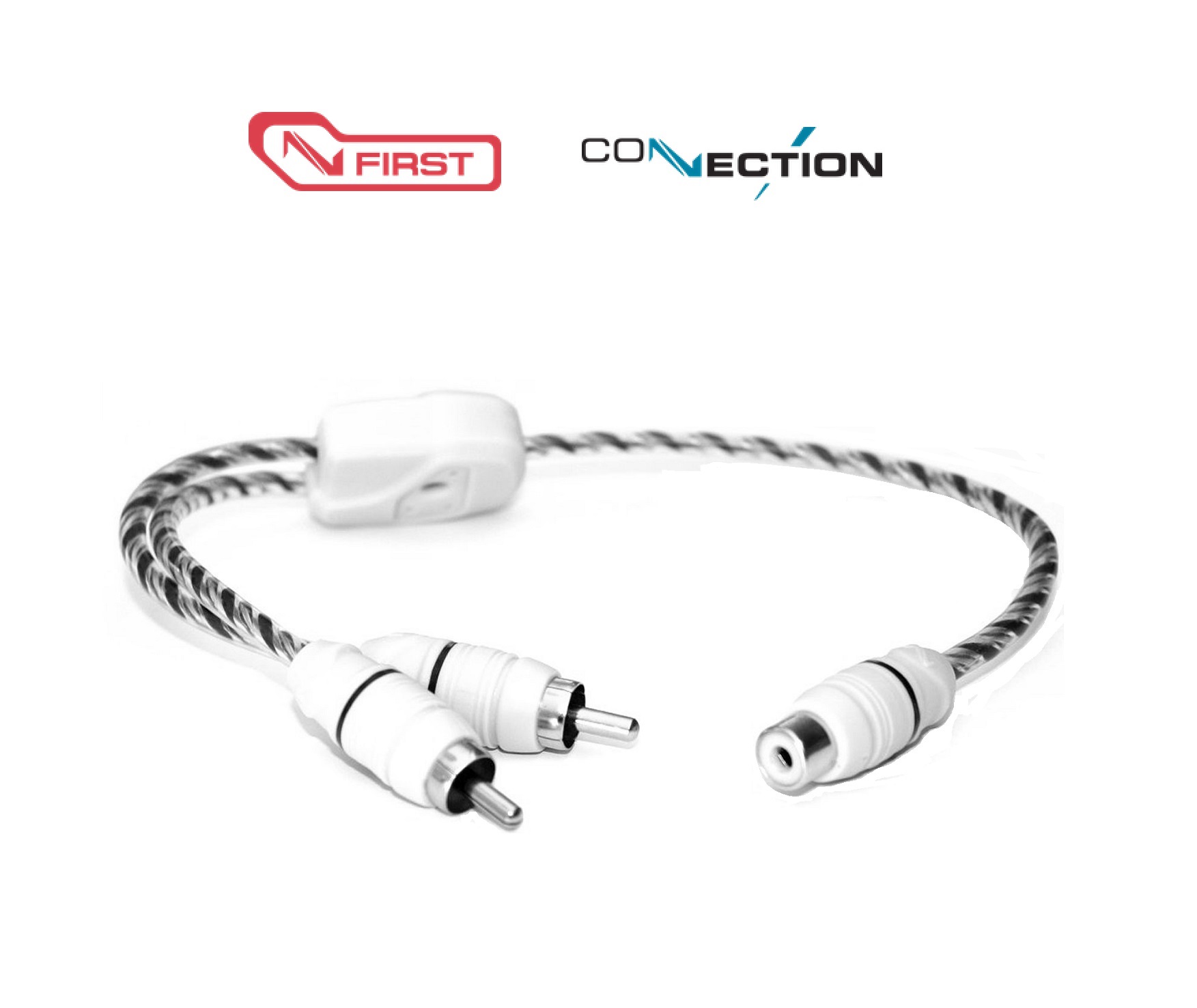 Connection Audison FTM 030.2 Cinch Y-Adapter 2 Stecker auf 1 Buchse 30 cm