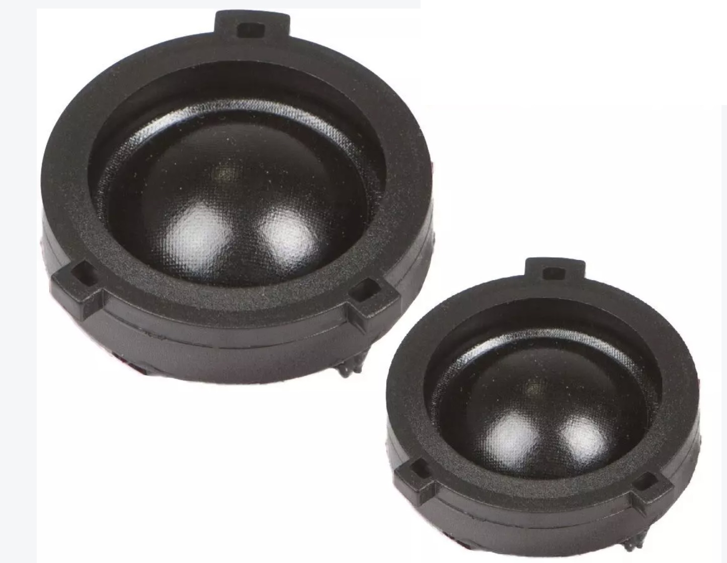 Audio System HS 25 VW EVO 2 Gewebe Neodymhochtöner 25 mm 1 Paar Hochtöner Tweeter Lautsprecher Auto kompatibel mit VW Golf 4, VW Golf 5, VW Passat, VW Bora usw.
