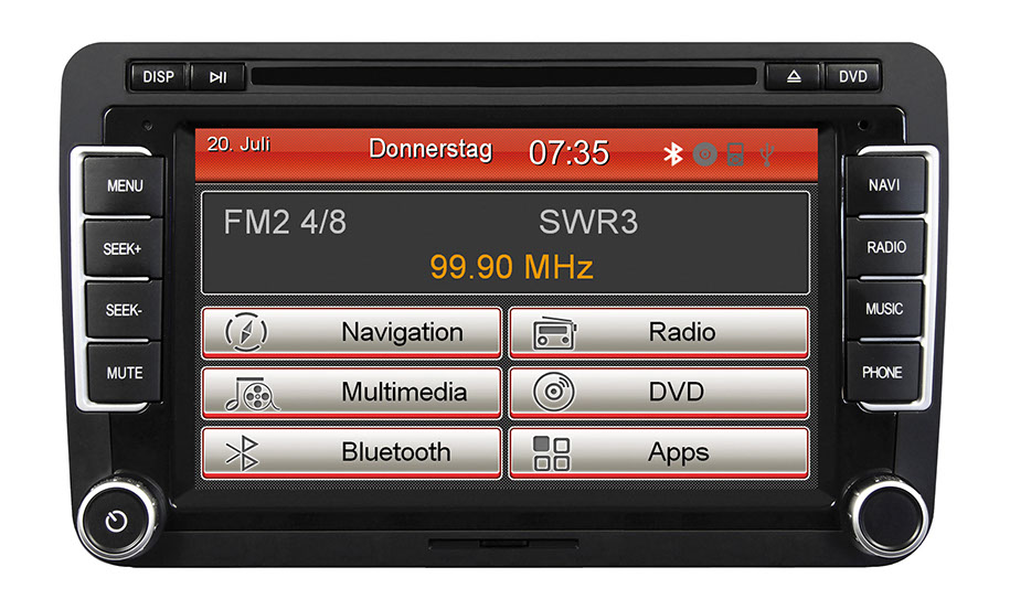 ESX VNS735-VO-U1 Naviceiver (ohne Software) für VW Volkswagen, Seat, Skoda