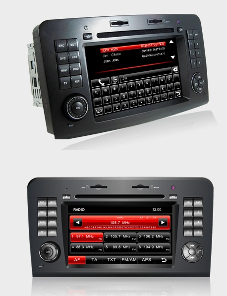 Dynavin DVN-MBML Multimedia Navigation N7 Plattform für Mercedes M-Klasse (W164) 2005-> inkl. Navigationssoftware iGo Primo 