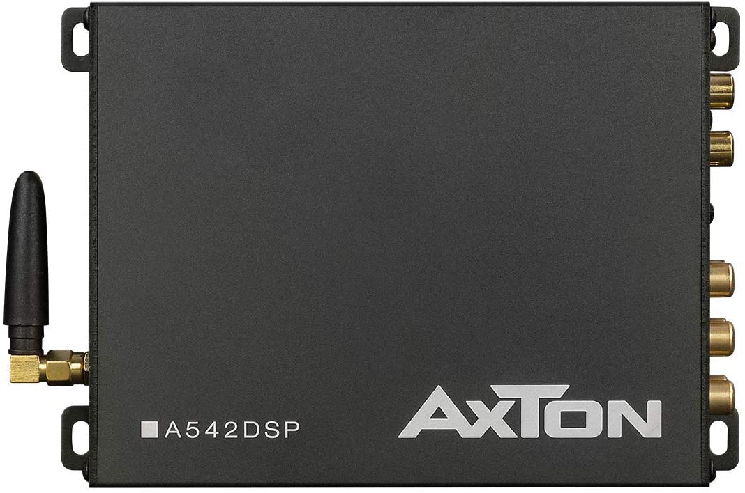 Axton A542DSP DSP Verstärker Set mit passendem Plug & Play Adapter für Ihr Auto Alfa, Audi, BMW, Citroen, Dacia, Fiat, Ford, Honda, Hyundai, Kia, Mazda, Mercedes, Mini, Mitsubishi, Nissan,  Opel, Peugeot, Renault, Seat, Skoda, Toyota, VW usw.  