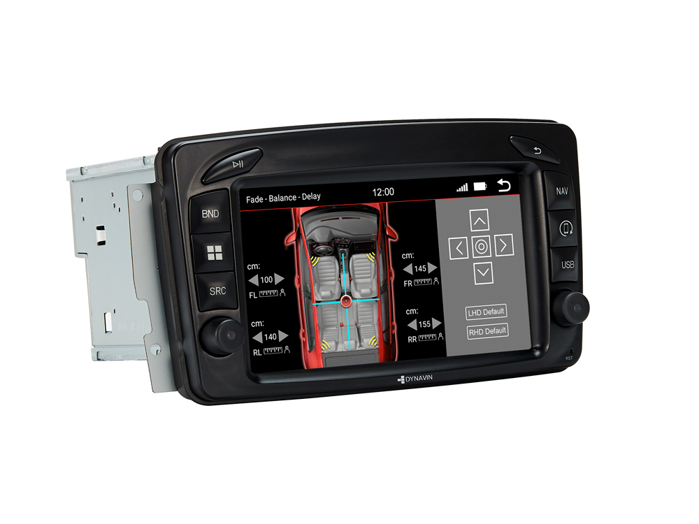 Dynavin D8-MC2000 Pro Navigation Autoradio kompatibel mit Mercedes Vito W639, Viano W639, C-Klasse W203, CLK W209, G-Klasse