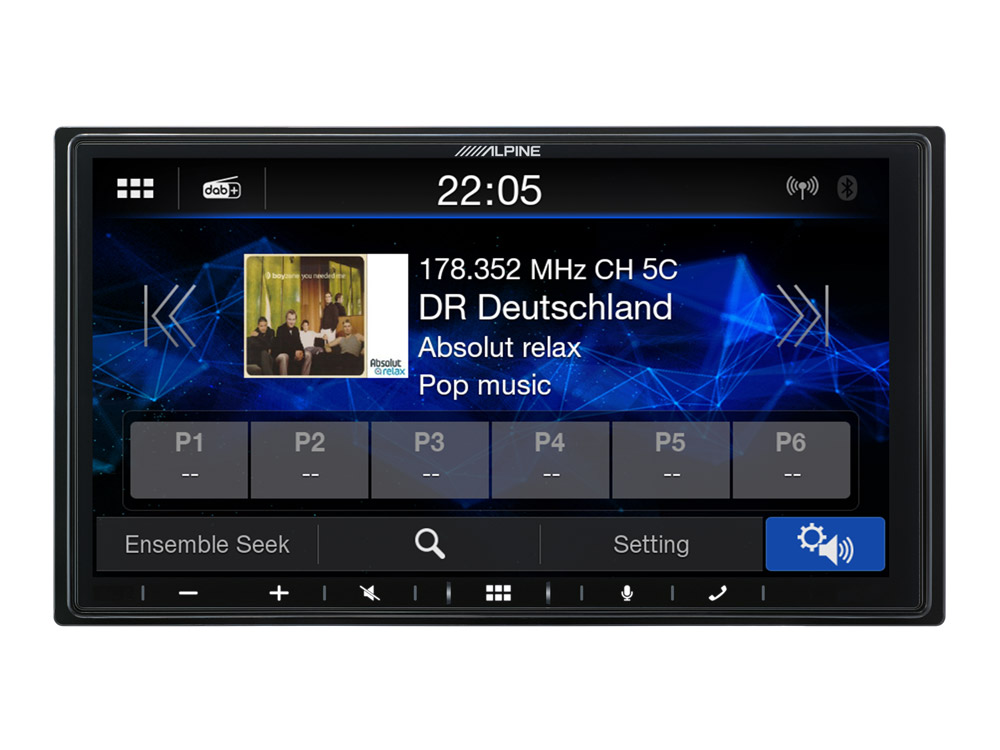 Alpine ILX-W690D Autoradio und Digital Media Station mit 7-Zoll Bildschirm, DAB+, Apple CarPlay und Android Auto