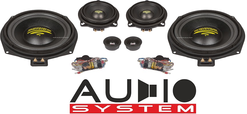 Audio System X 200 BMW X-Series 3-way système actif de première partie pour BMW E60, 61,81,82,87,88,90,91,92