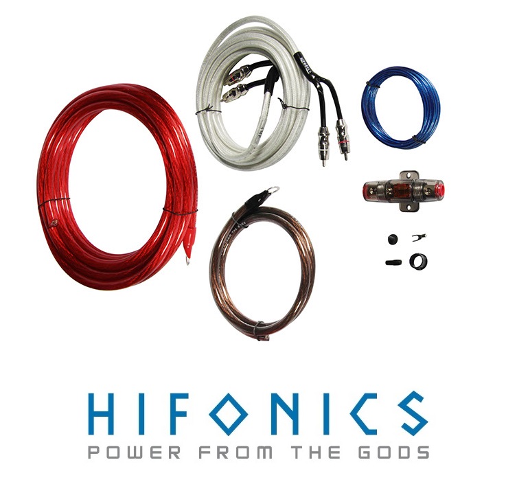 HIFONICS HF20WK Verstärker Kabelkit Anschluss Set 20 mm² bis 1400 Watt