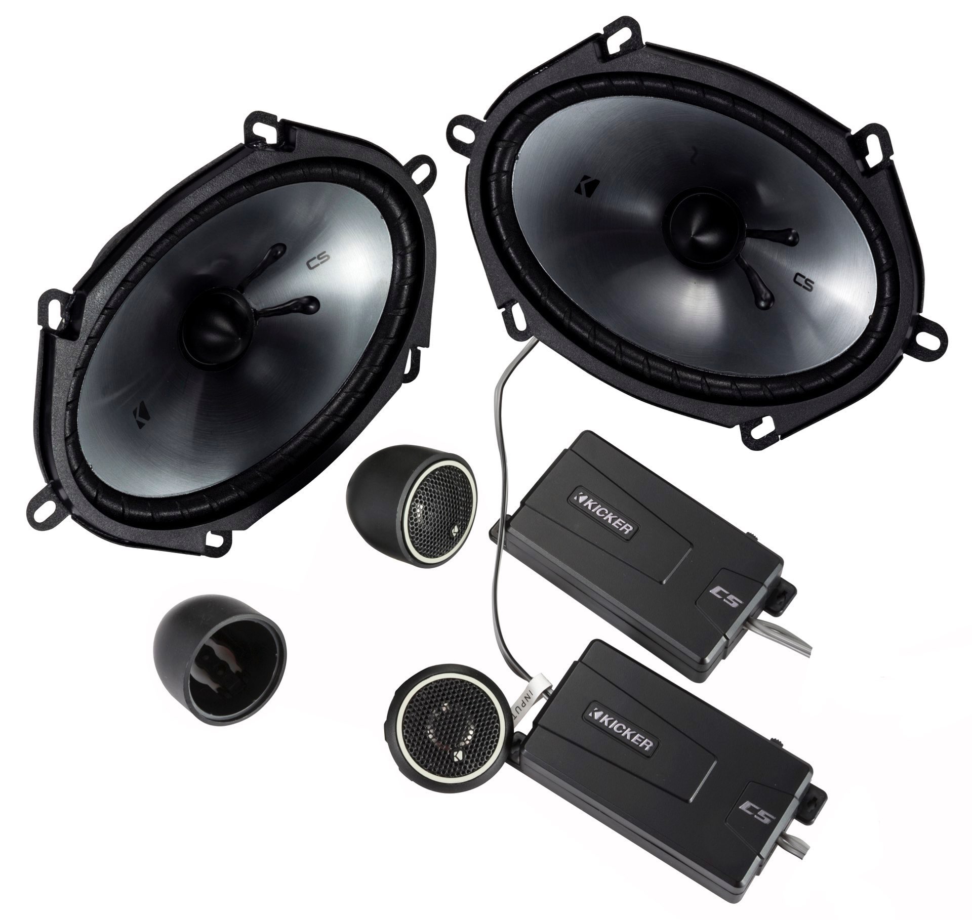KICKER CSS684 2-Wege Kompo Lautsprecher 16 x 20 cm 6x8" Set 450 Watt CSS684-46