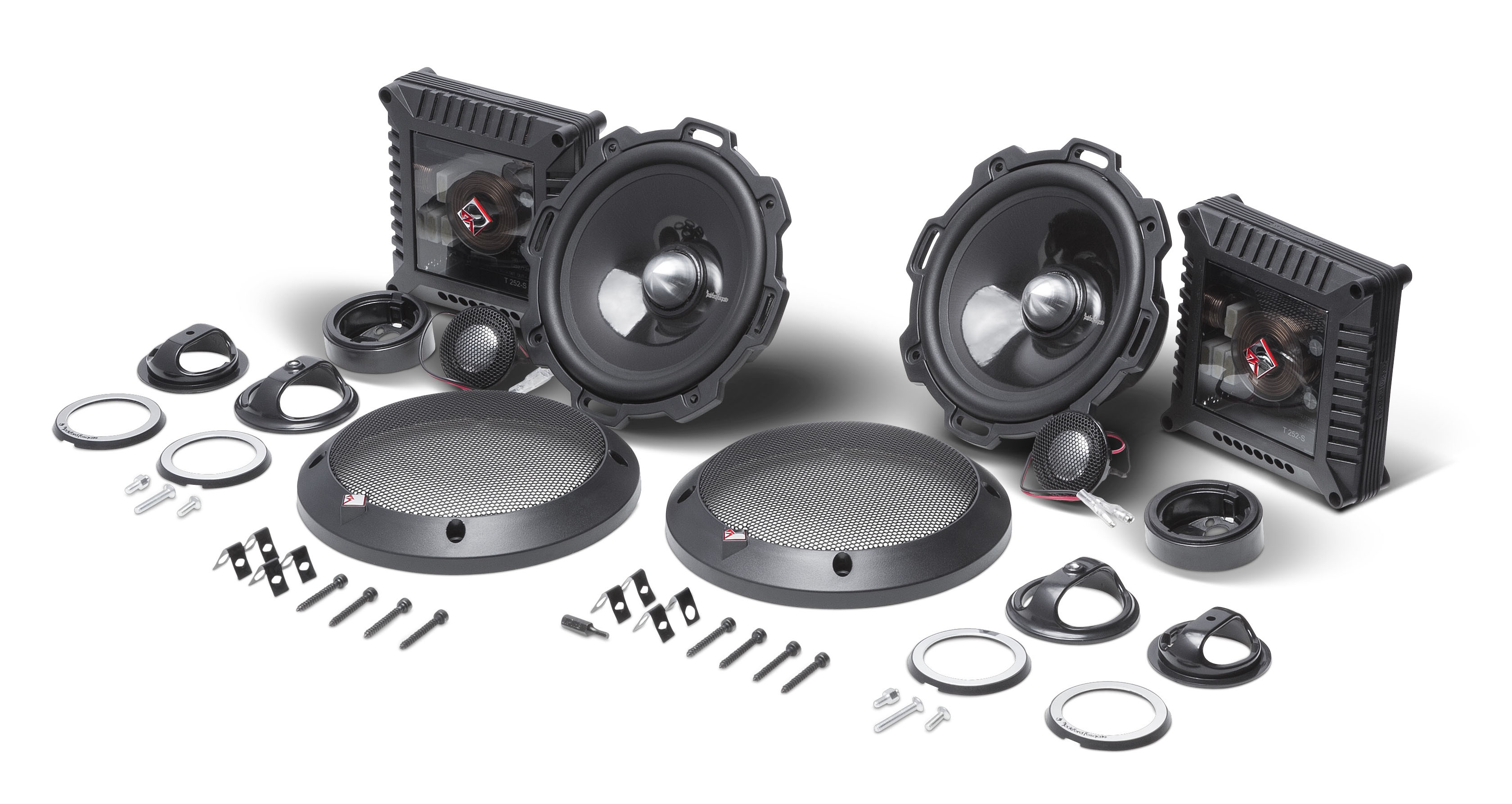 Rockford Fosgate T2652-S 16,5 cm (6.5") 2-Wege Kompo Lautsprecher Set 200 Watt 