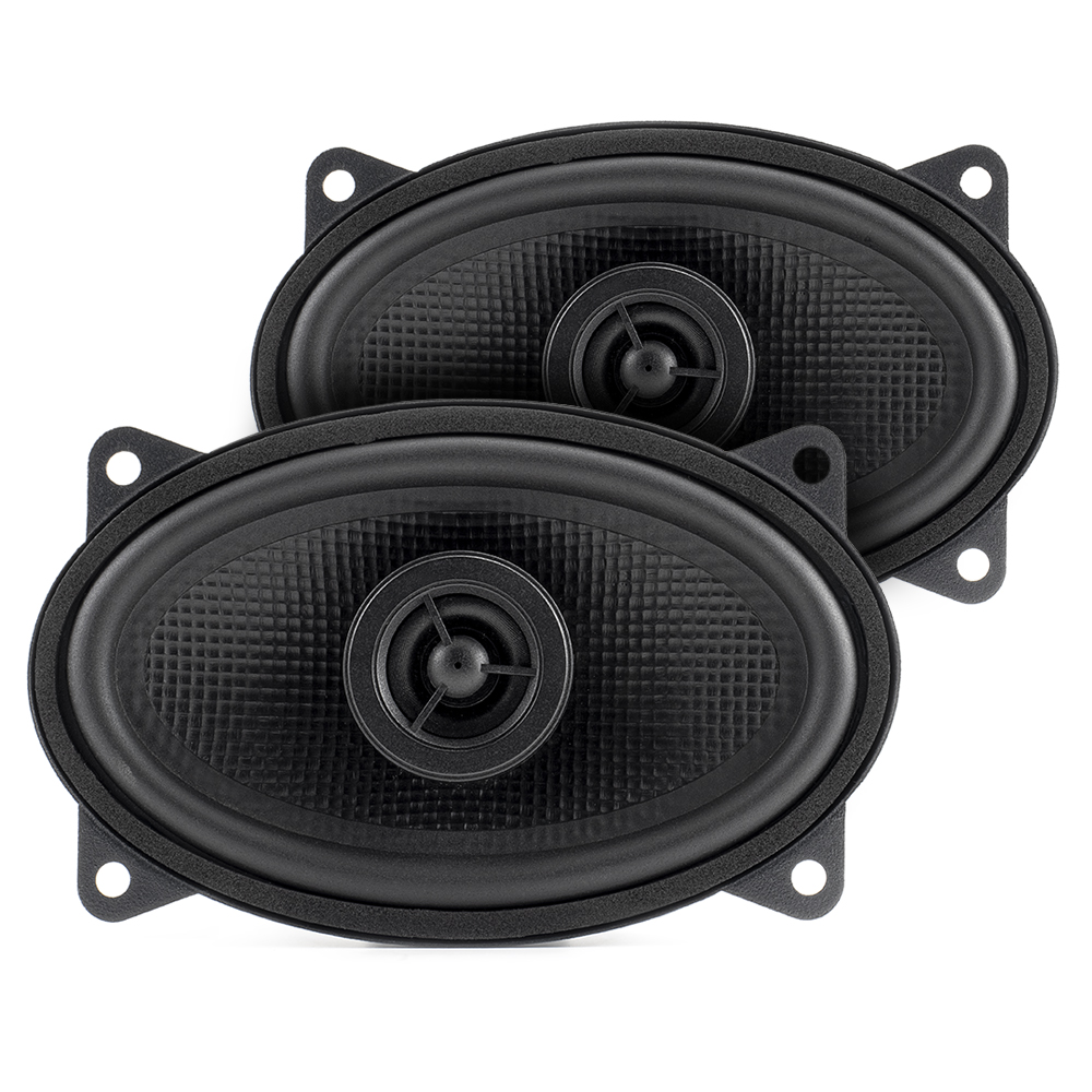 AMPIRE CPX460 Koaxial oval Lautsprecher 4x6" mit 16mm Seidenkalotte, ohne Gitter (1 Paar)