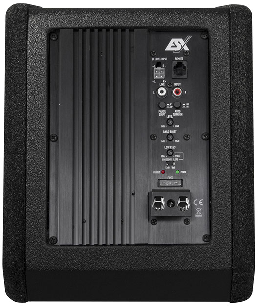 ESX V-800A VISION Trapez Aktiv-Subwoofer 20 cm (8“) Aktiv-Subwoofer-System 