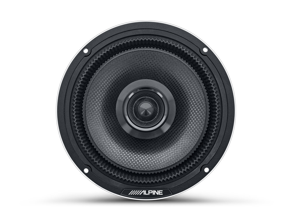 Alpine HDZ-65 16,5 cm (6,5-Zoll) 2-Wege Koaxial Lautsprecher System 100 Watt RMS