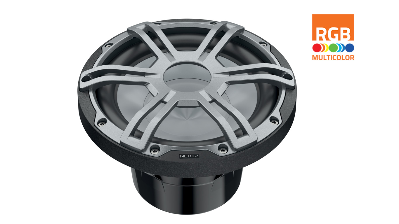 Hertz HMS 10 S2-LD-G Subwoofer Boote Marine Outdoor 10" 2 Ohm , 500 Watt