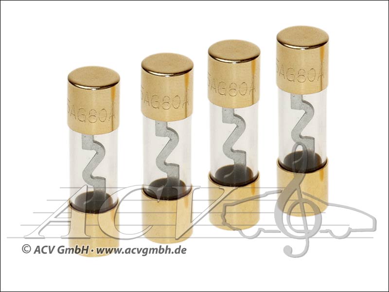 ACV 30.3901-80 AGU Sicherungen 80 Ampere 4Stück