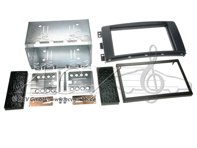Kit dinstallation Double-DIN pour Smart Fortwo (BR451) 