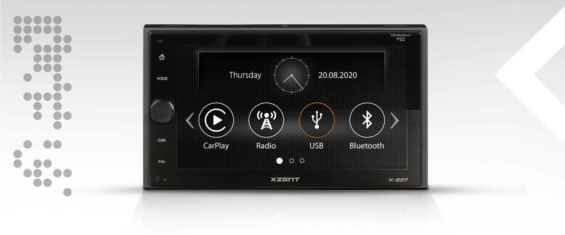 XZENT X-227 2-Din Autoradio DAB+ Infotainer mit CarPlay und HDMI