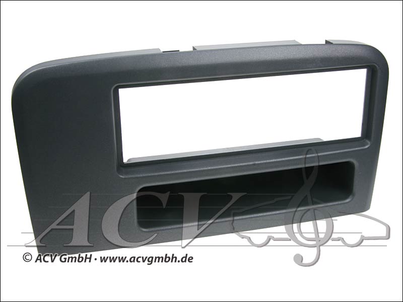 Radio trim, black rubber touch Volvo S80 