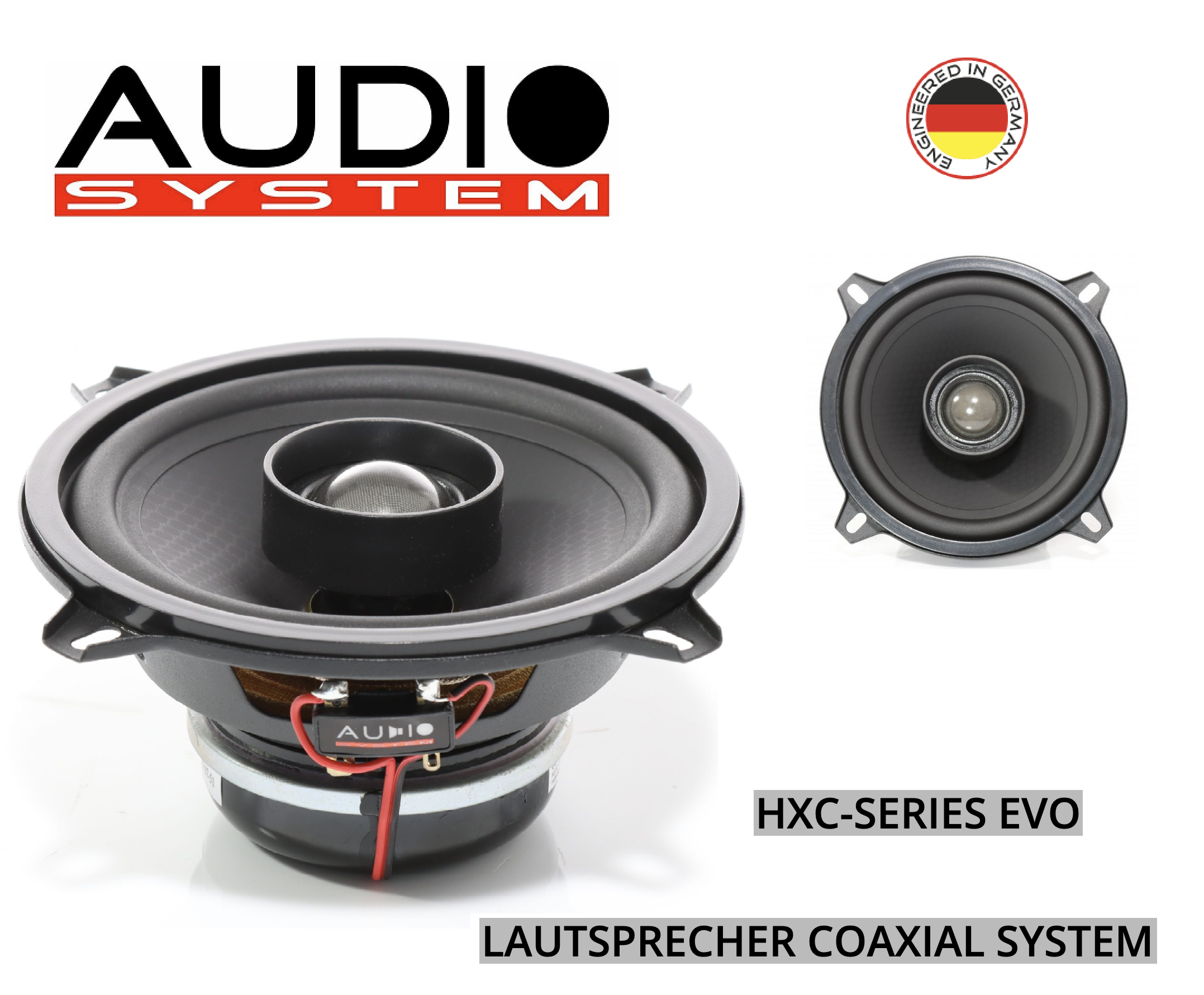 Audio System HXC130 EVO3 13 cm (5.25") 2-Wege Koaxial Lautsprecher - 1 Paar